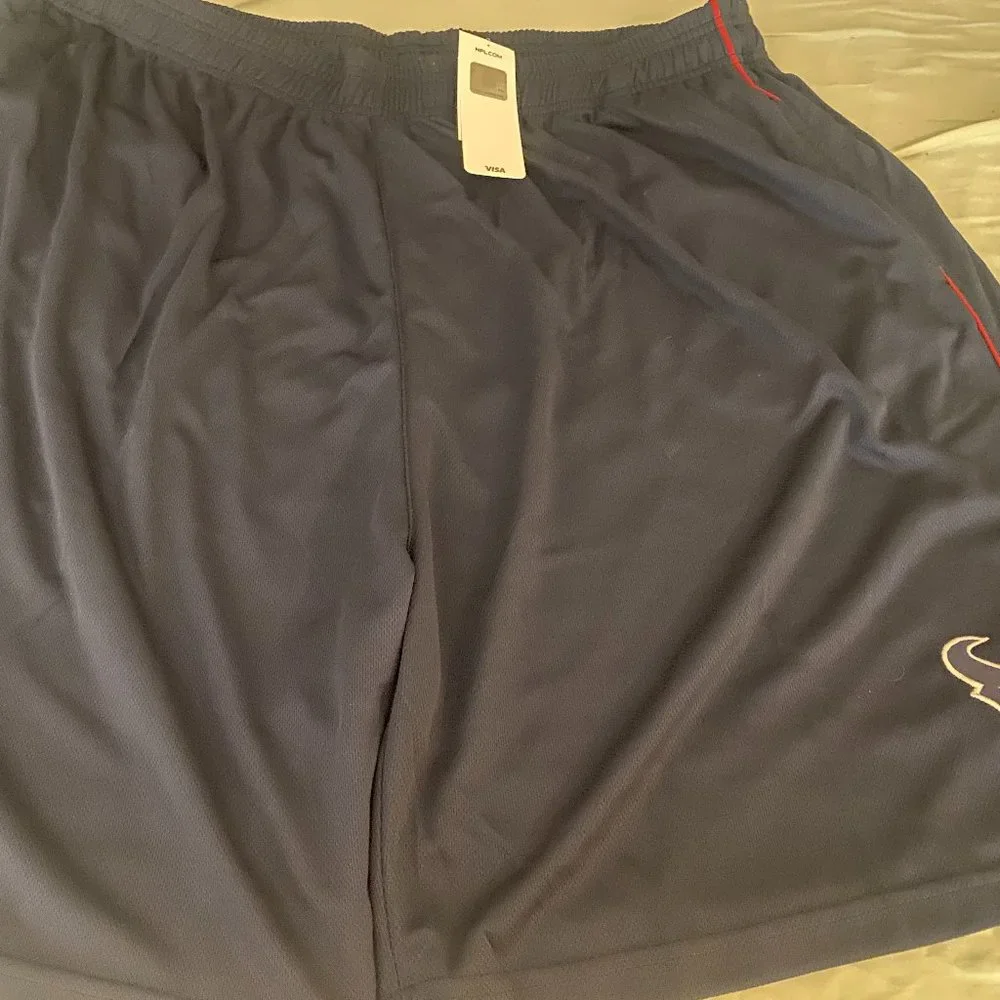 Majestic brand HOUSTON TEXANS Men's SHORTS Sz 3XL,4XL,5XL,6XL New w tags - Picture 3 of 3